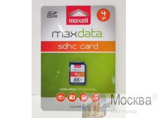   Maxell SDHC 4gb Class 4 