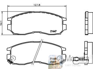    Hella Pagid  Honda Accord, Hyundai Santamo, Mitsubishi  ,  822 . 